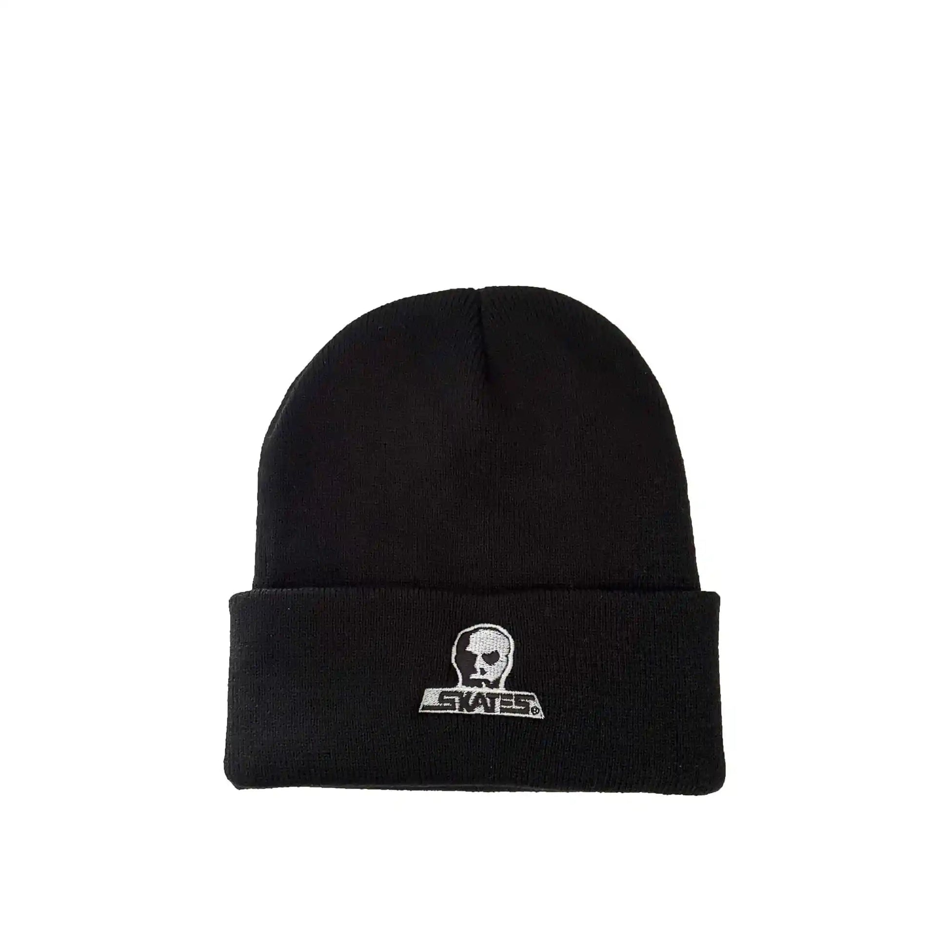 Skull Skates Small Logo Cuff Beanie, black - Tiki Room Skateboards - 1