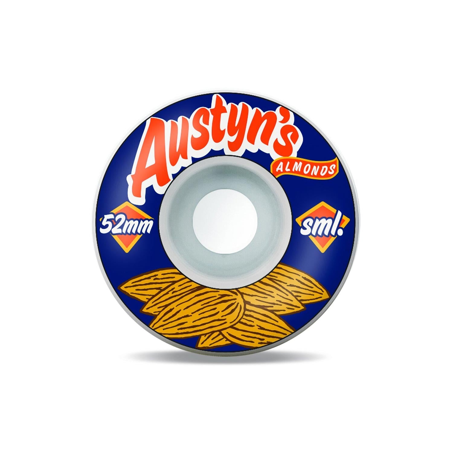 Sml. Wheels Austyn Gillette Austyn's Almonds (OG formula, 99a, 52mm) - Tiki Room Skateboards - 1