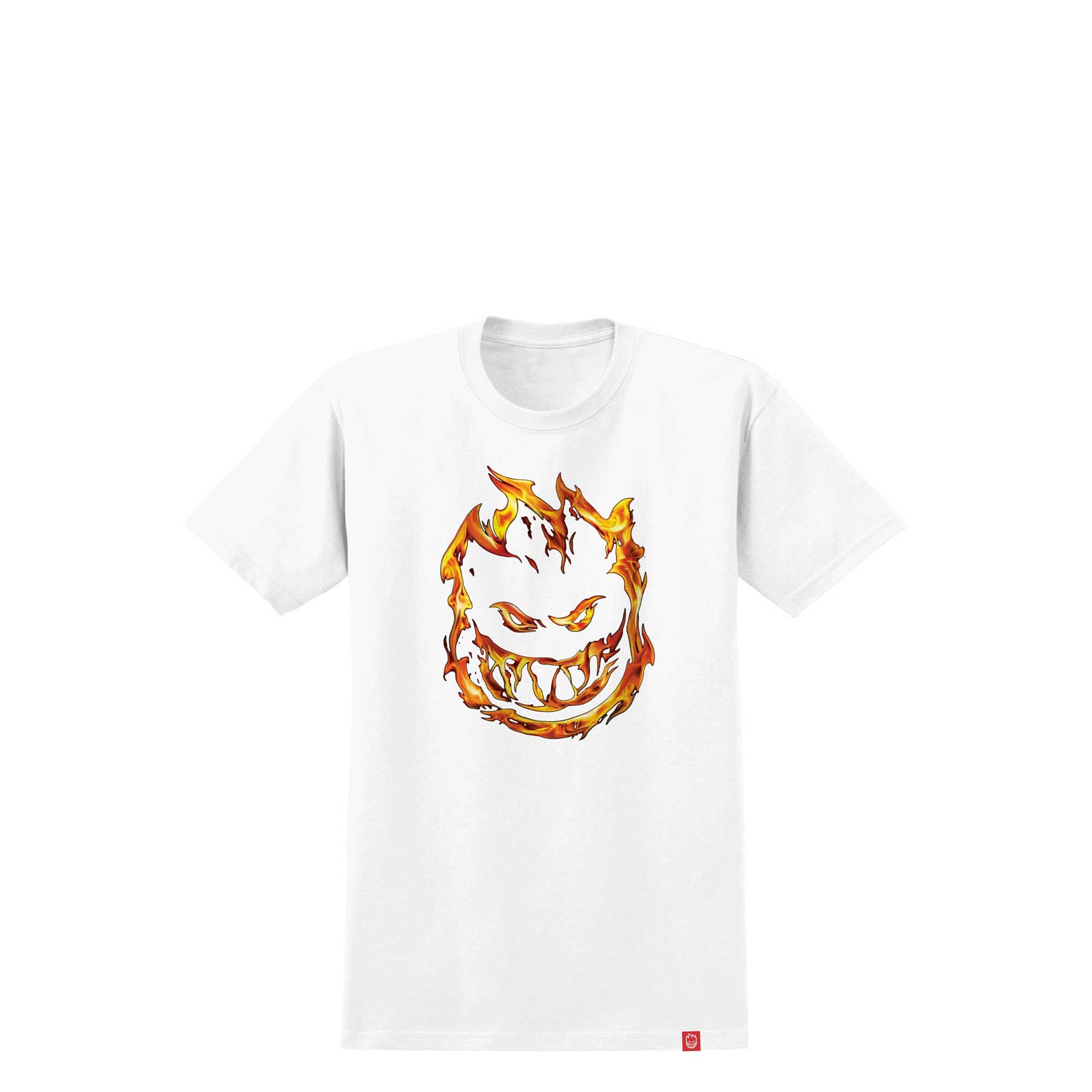 Spitfire 451 T-shirt- Premium Print, white w/ multi color print - Tiki Room Skateboards - 1