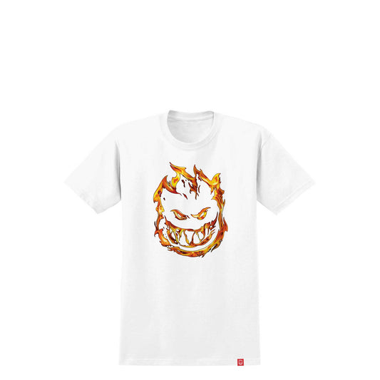 Spitfire 451 T-shirt- Premium Print, white w/ multi color print - Tiki Room Skateboards - 1