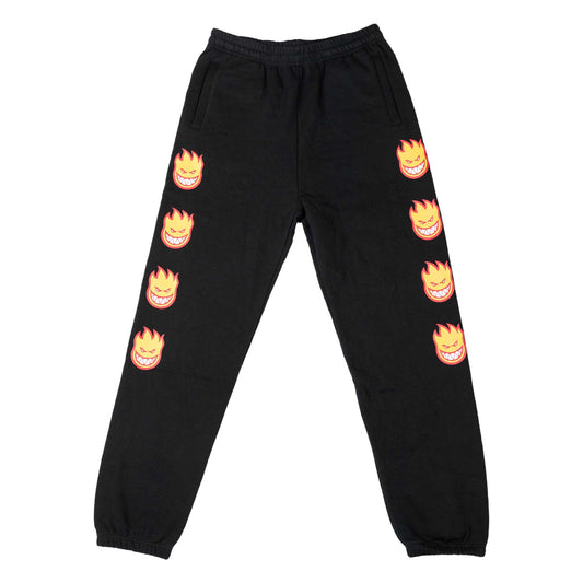 Spitfire Bighead Fill Custom Sweatpants, black - Tiki Room Skateboards - 1