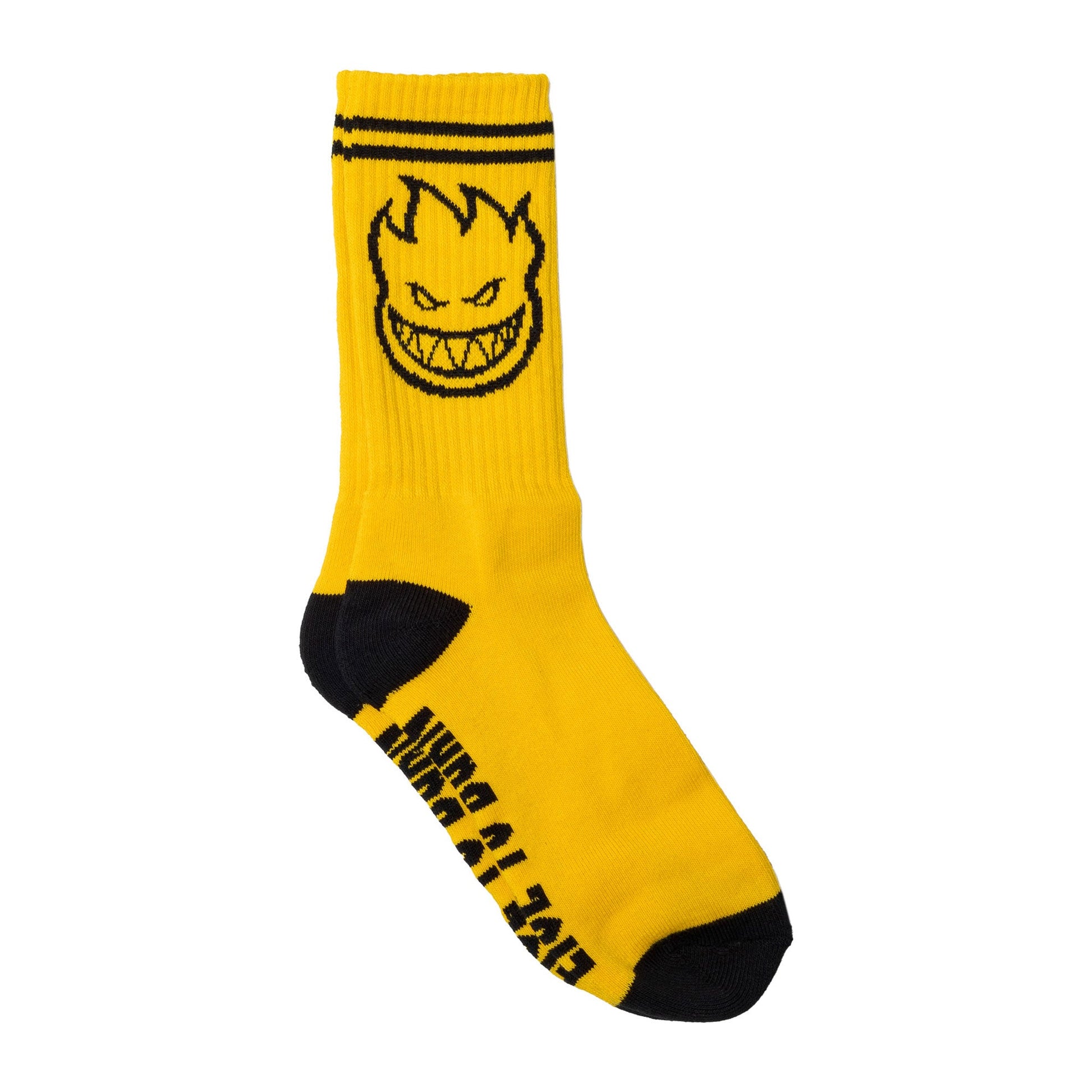 Spitfire Bighead Sock, gold black - Tiki Room Skateboards - 1