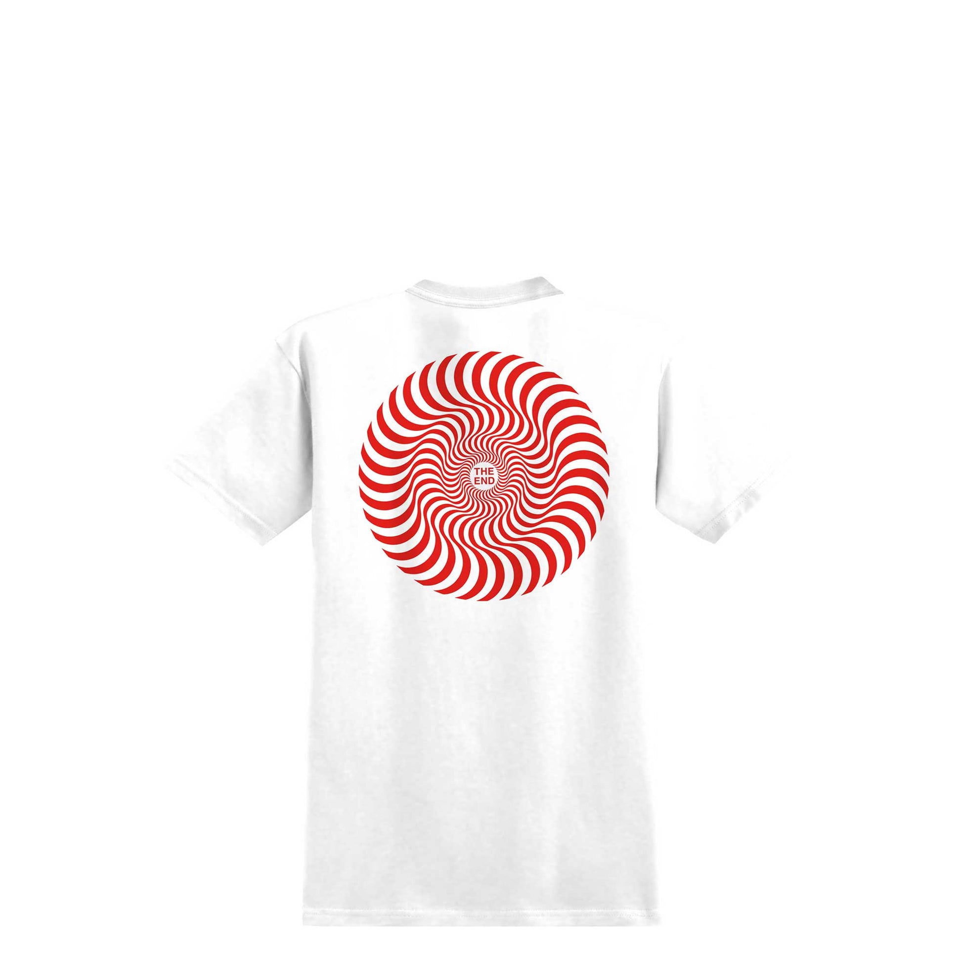 Spitfire Classic Swirl S/S T-Shirt, white w/ red prints - Tiki Room Skateboards - 1