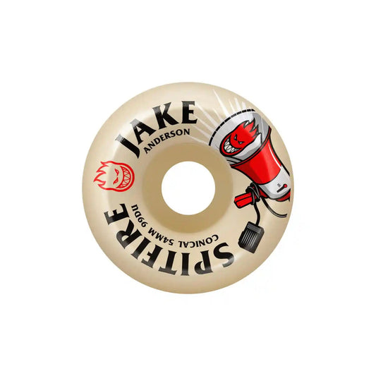 Spitfire F4 99 Jake Anderson Burn Squad Conical Wheels (54mm) - Tiki Room Skateboards - 1