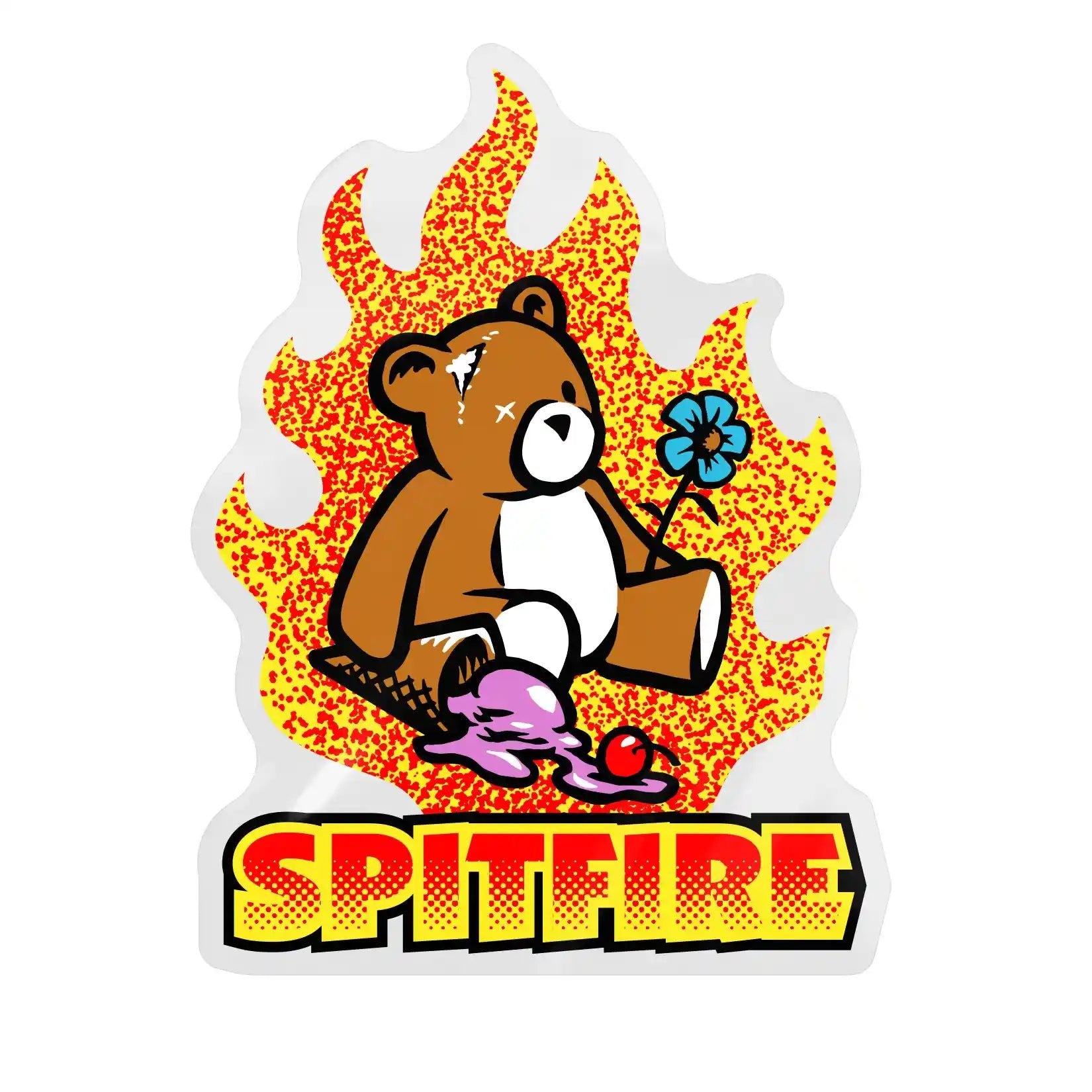 Spitfire Lil' Beatdowns Medium Sticker - Tiki Room Skateboards - 1