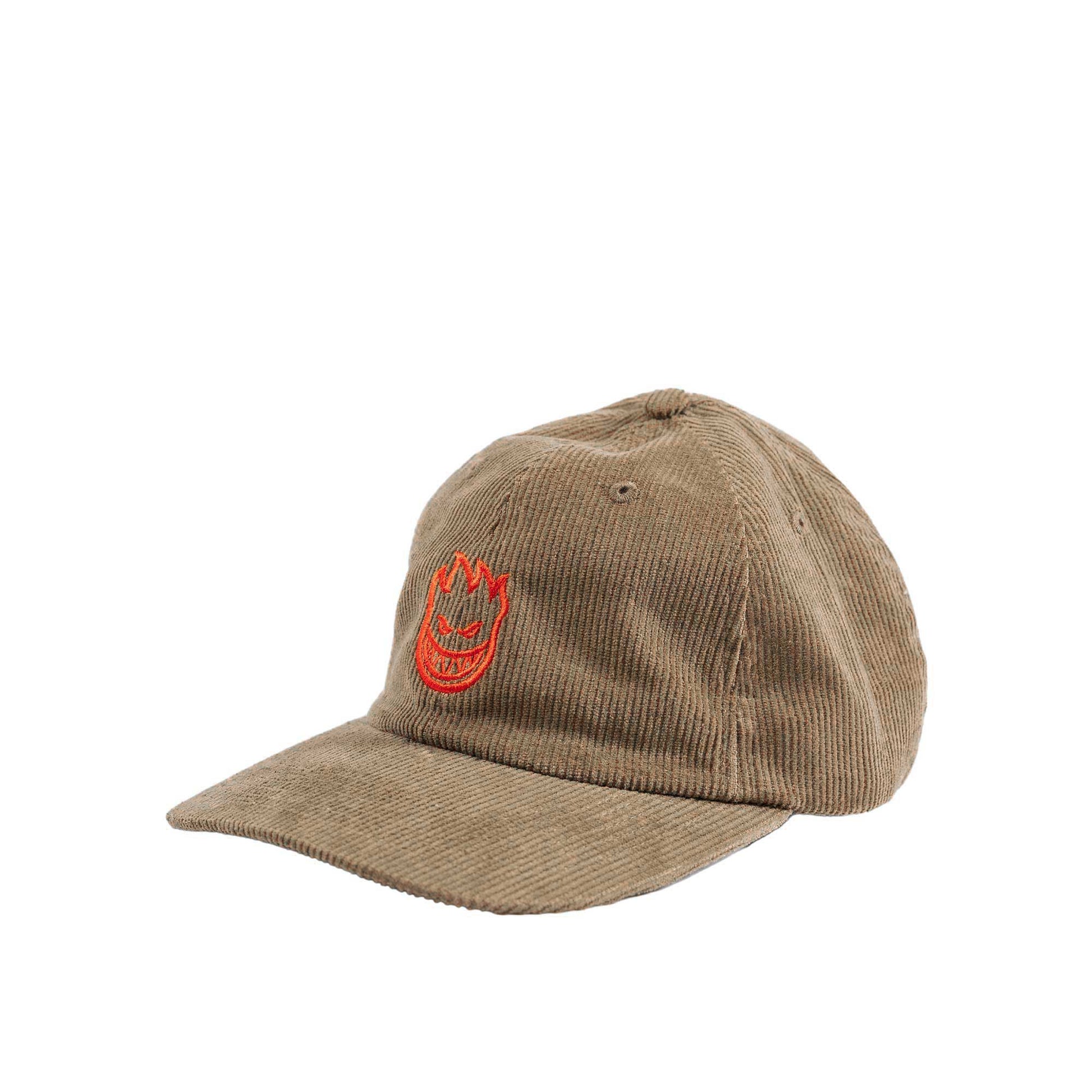 Spitfire Lil Bighead Strapback Hat, brown/red - Tiki Room Skateboards - 1