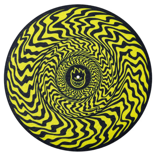 Spitfire Swirled Classic Slipmat, yellow/black