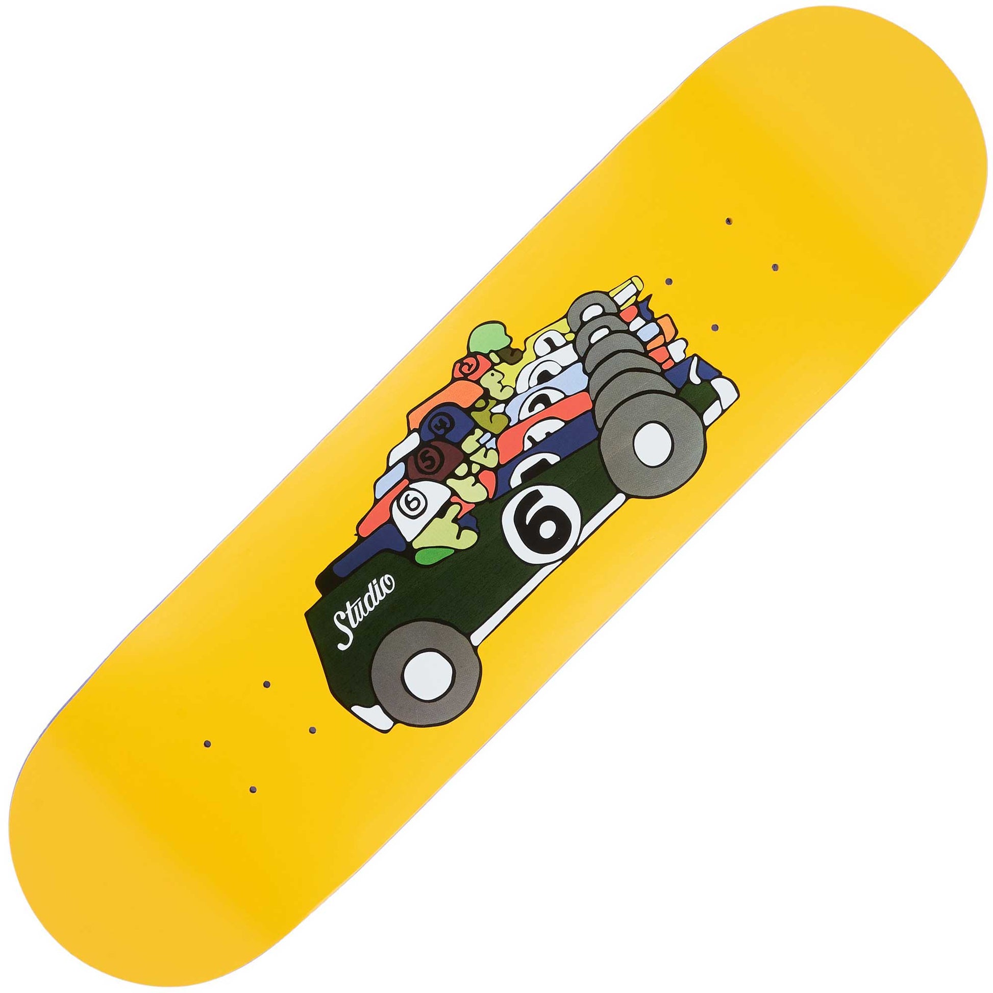 Studio Race Cars Deck (8.0") - Tiki Room Skateboards - 1