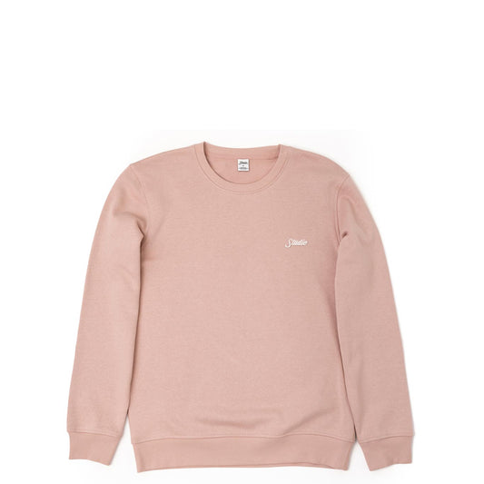 Studio Small Script Crewneck, dusty rose - Tiki Room Skateboards - 1