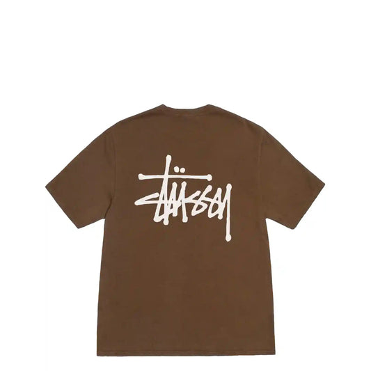 Stussy Basic Stussy Pigment Dyed Tee, brown - Tiki Room Skateboards - 1