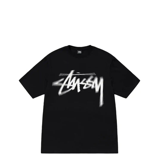 Stussy Dizzy Stock Tee, black - Tiki Room Skateboards - 1