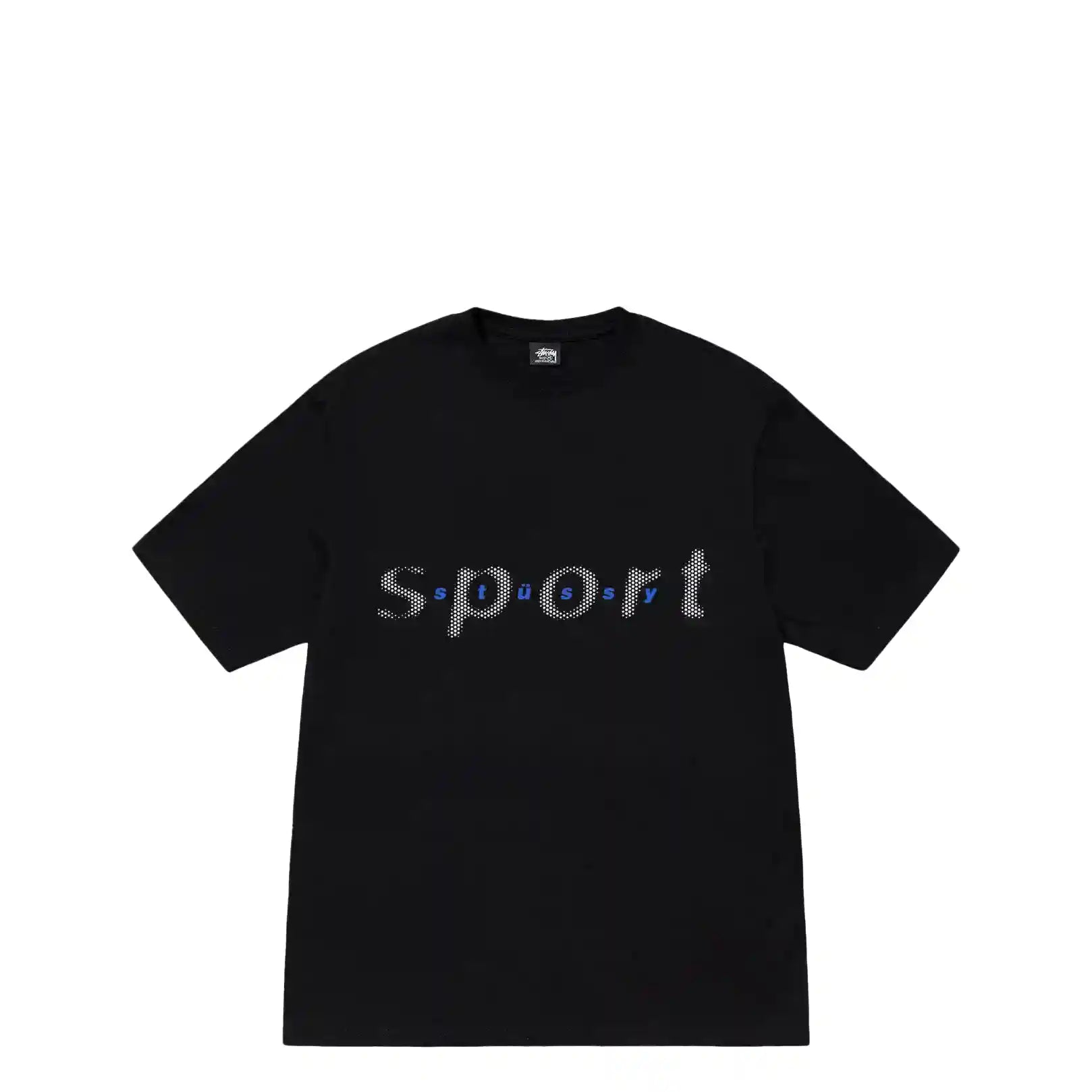 Stussy Dot Sport Tee, black - Tiki Room Skateboards - 1