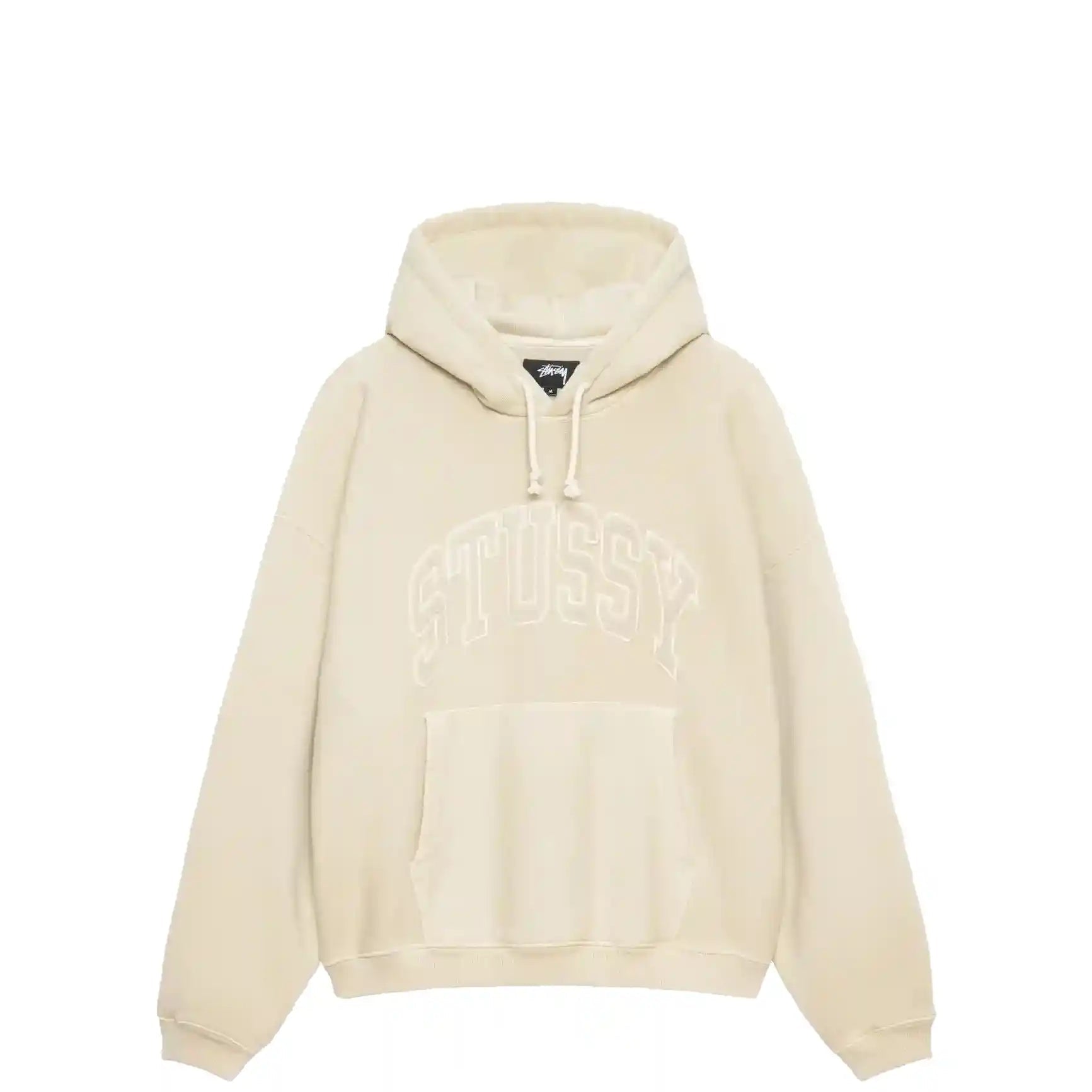 Stussy Embroidered Relaxed Hood, sand - Tiki Room Skateboards - 1