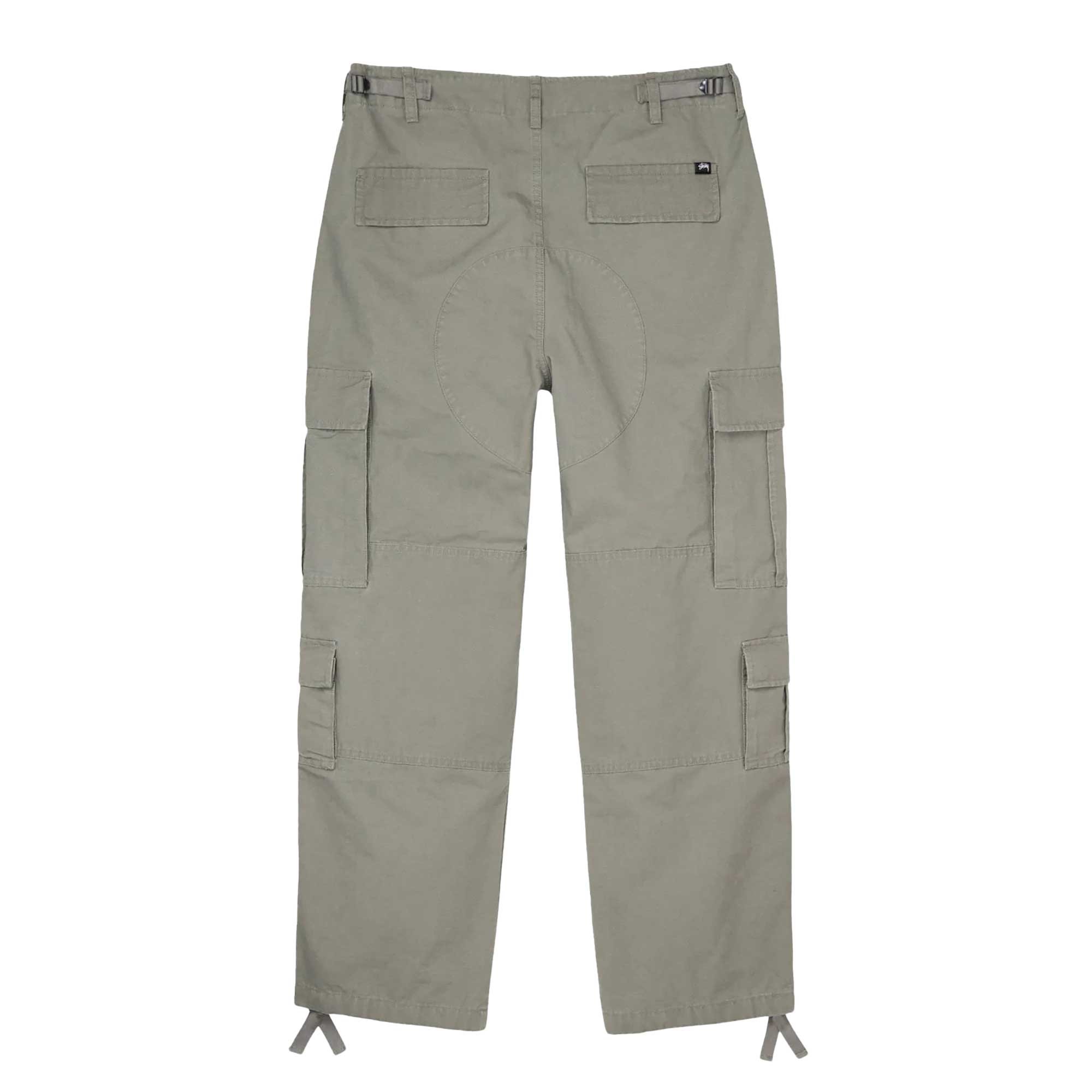 Stussy Surplus Cargo Pant Ripstop, olive - olive / 28