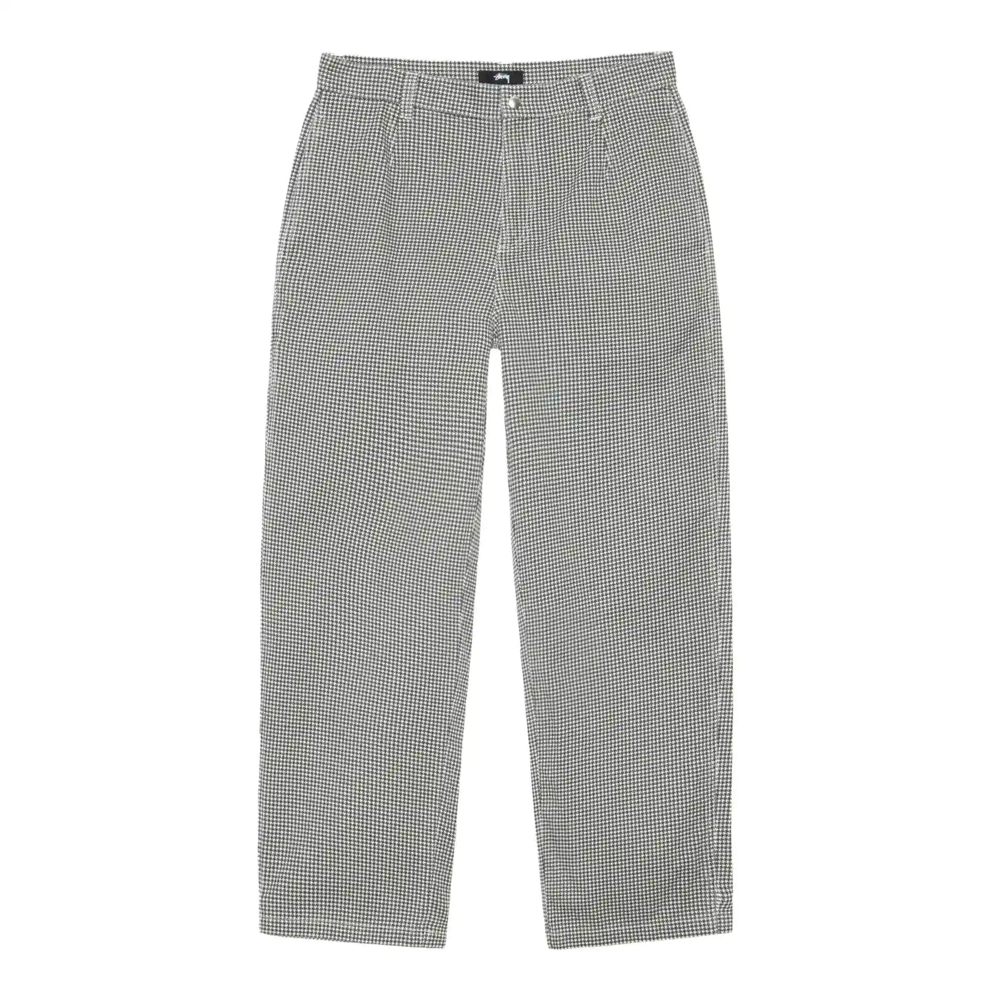 Stussy Workgear Trouser Twill, houndstooth – Tiki Room Skateboards Stussy Workgear Trouser Twill, houndstooth – Tiki Room Skateboards