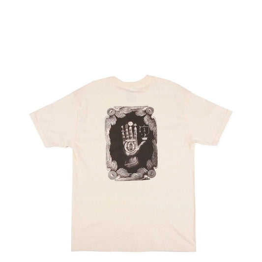 Theories Hand Of Theories Tee, cream - Tiki Room Skateboards - 1