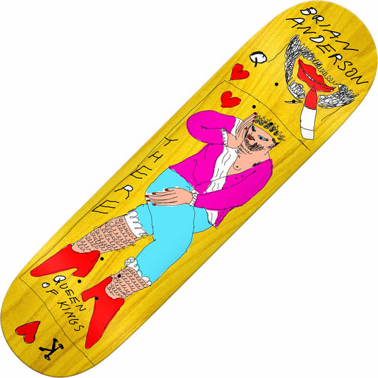 There B.A. Guest Queen Of Kings Deck (8.5") - Tiki Room Skateboards - 1