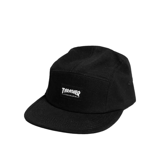 Thrasher Logo 5 Panel, black - Tiki Room Skateboards - 1