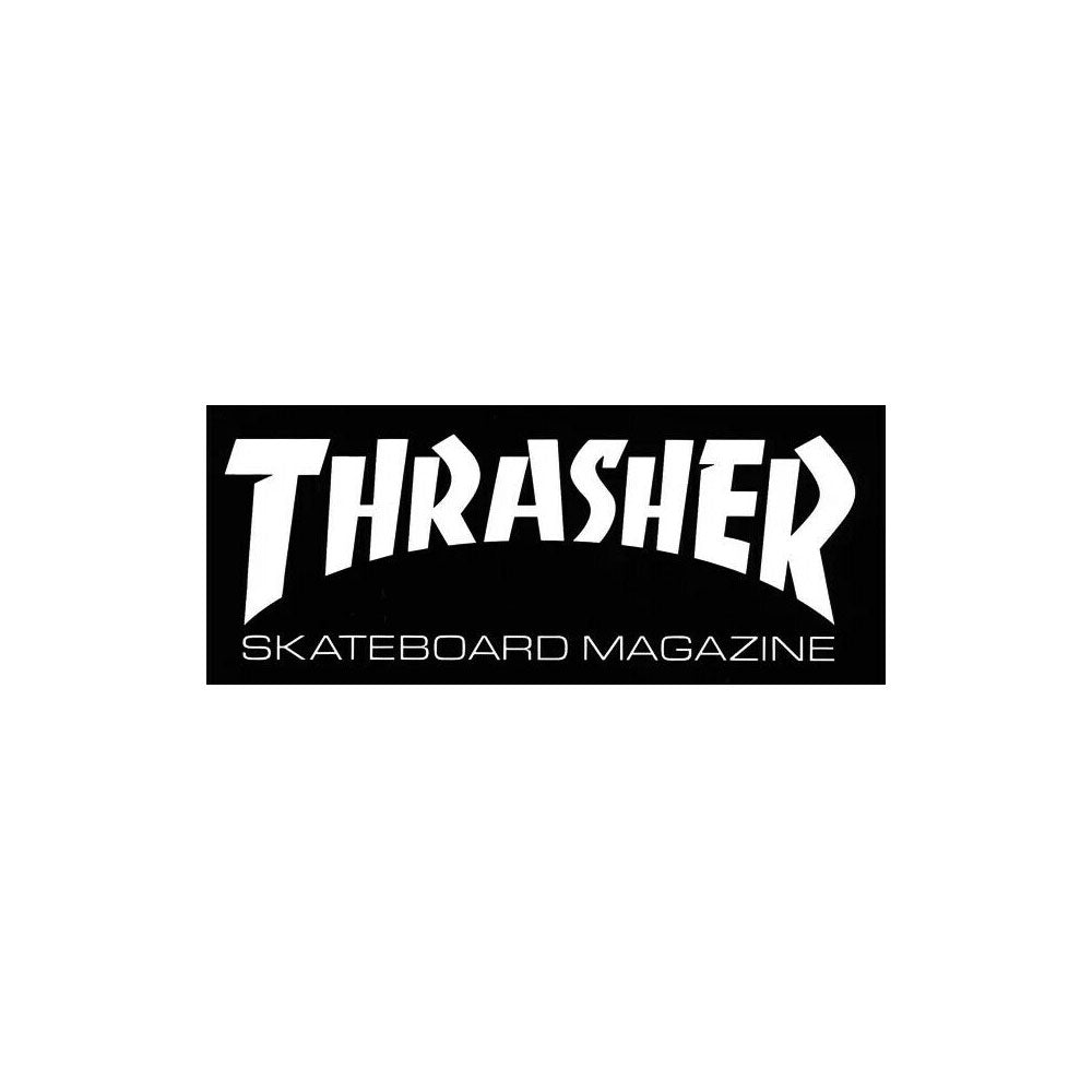 Thrasher Skate Mag sticker, black - Tiki Room Skateboards - 1