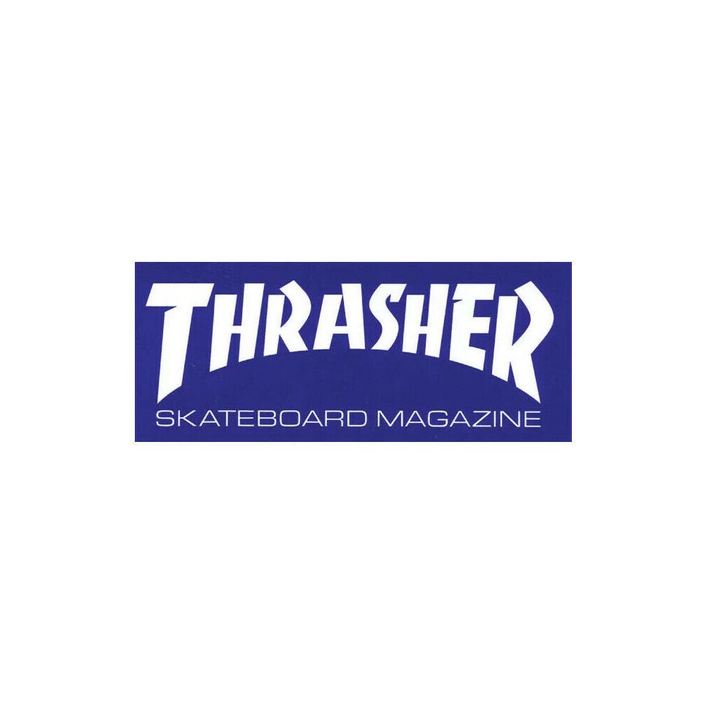 Thrasher Skate Mag sticker, blue - Tiki Room Skateboards - 1