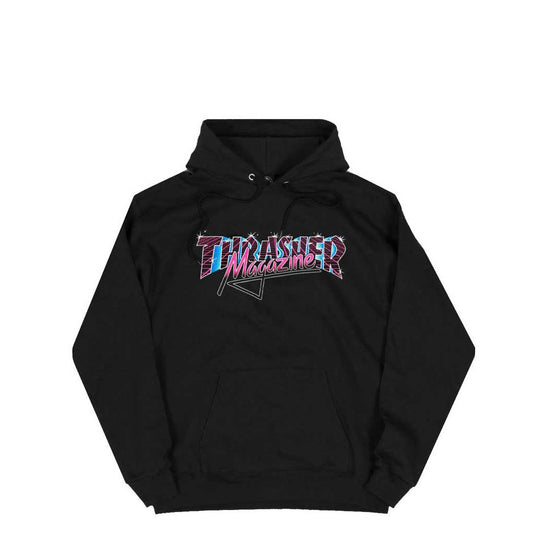 Thrasher Vice Logo Hood, black - Tiki Room Skateboards - 1