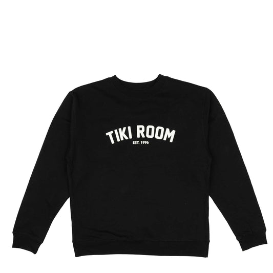 Tiki Room Arch Logo Crewneck, black - Tiki Room Skateboards - 1