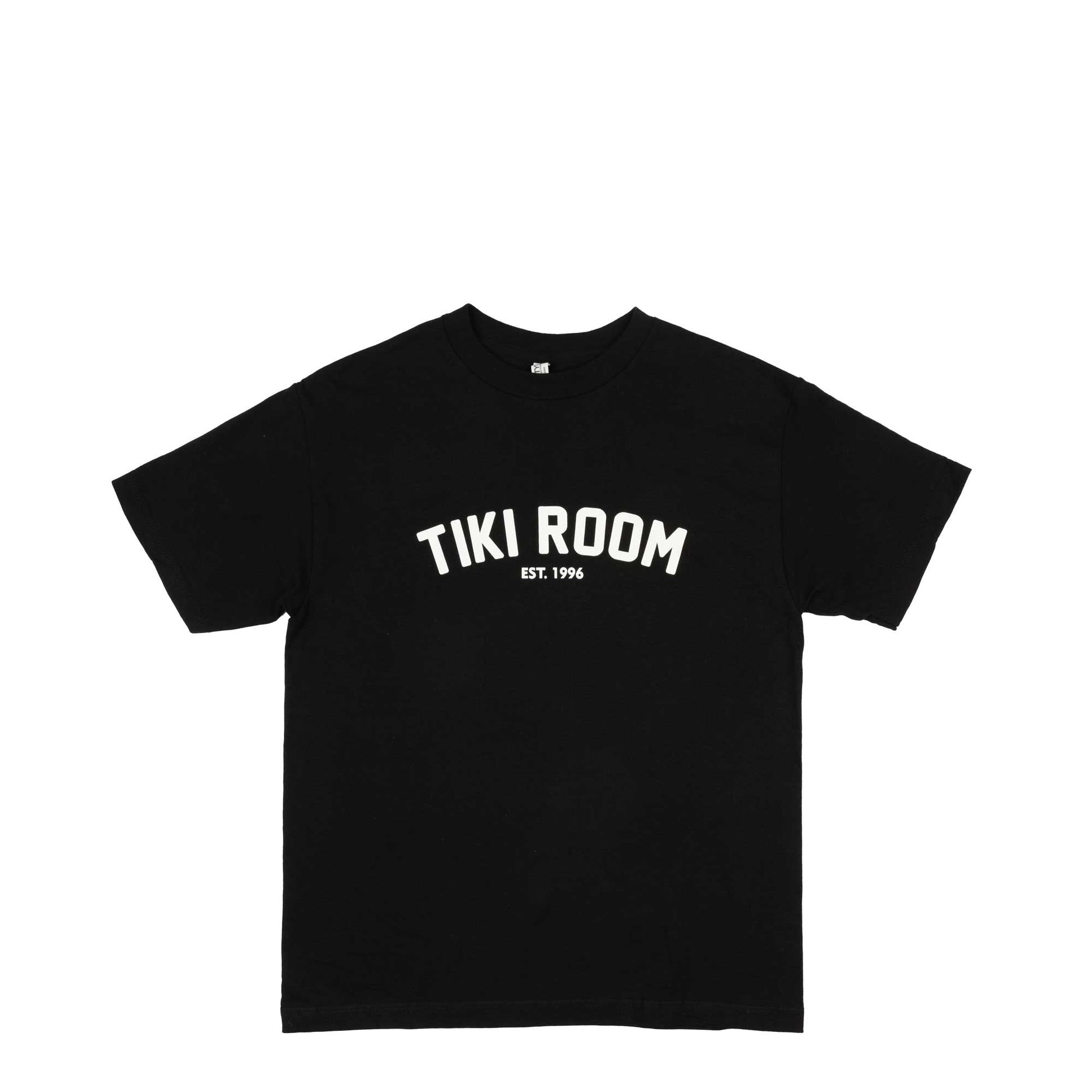 Tiki Room Arch Logo Tee, black - Tiki Room Skateboards - 1
