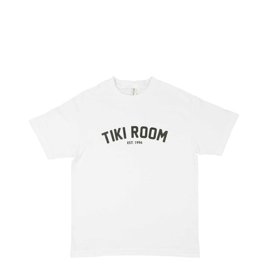 Tiki Room Arch Logo Tee, white - Tiki Room Skateboards - 1