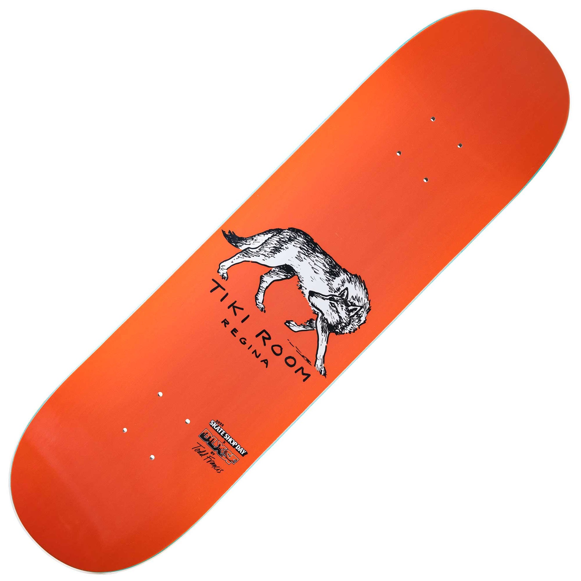 Tiki Room DLX Sketchy Wolf Deck (8.06”) - Tiki Room Skateboards - 1