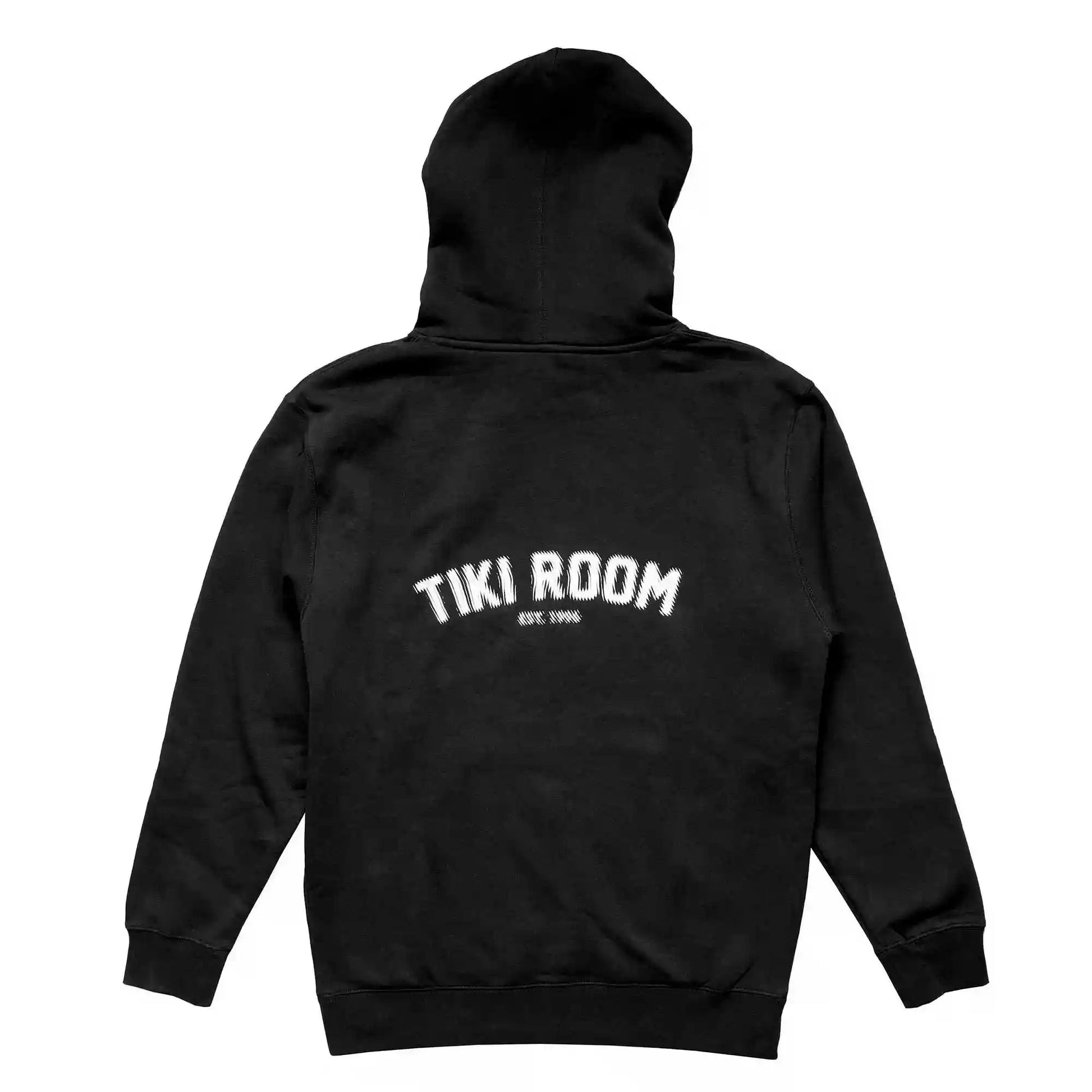 Tiki Room Halftone Arch Hoodie, black - Tiki Room Skateboards - 3