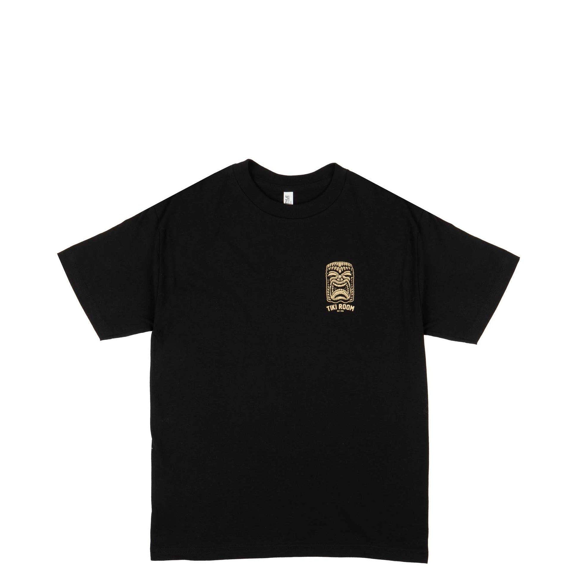 Tiki Room Kona Tee, black - Tiki Room Skateboards - 2
