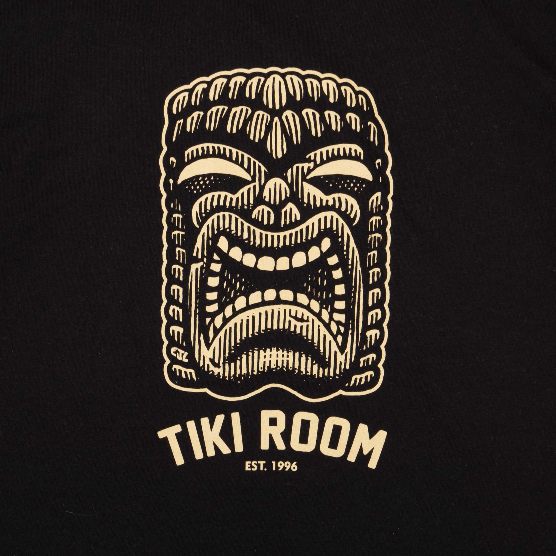 Tiki Room Kona Tee, black - Tiki Room Skateboards - 3