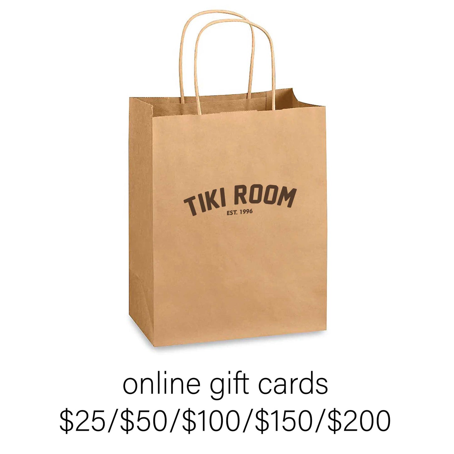 Tiki Room Online Gift Card - Tiki Room Skateboards - 1