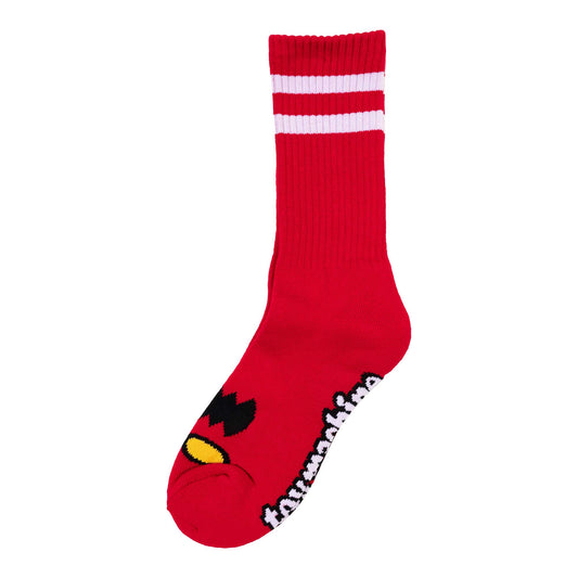 Toy Machine Monster Face Socks, red - Tiki Room Skateboards - 1