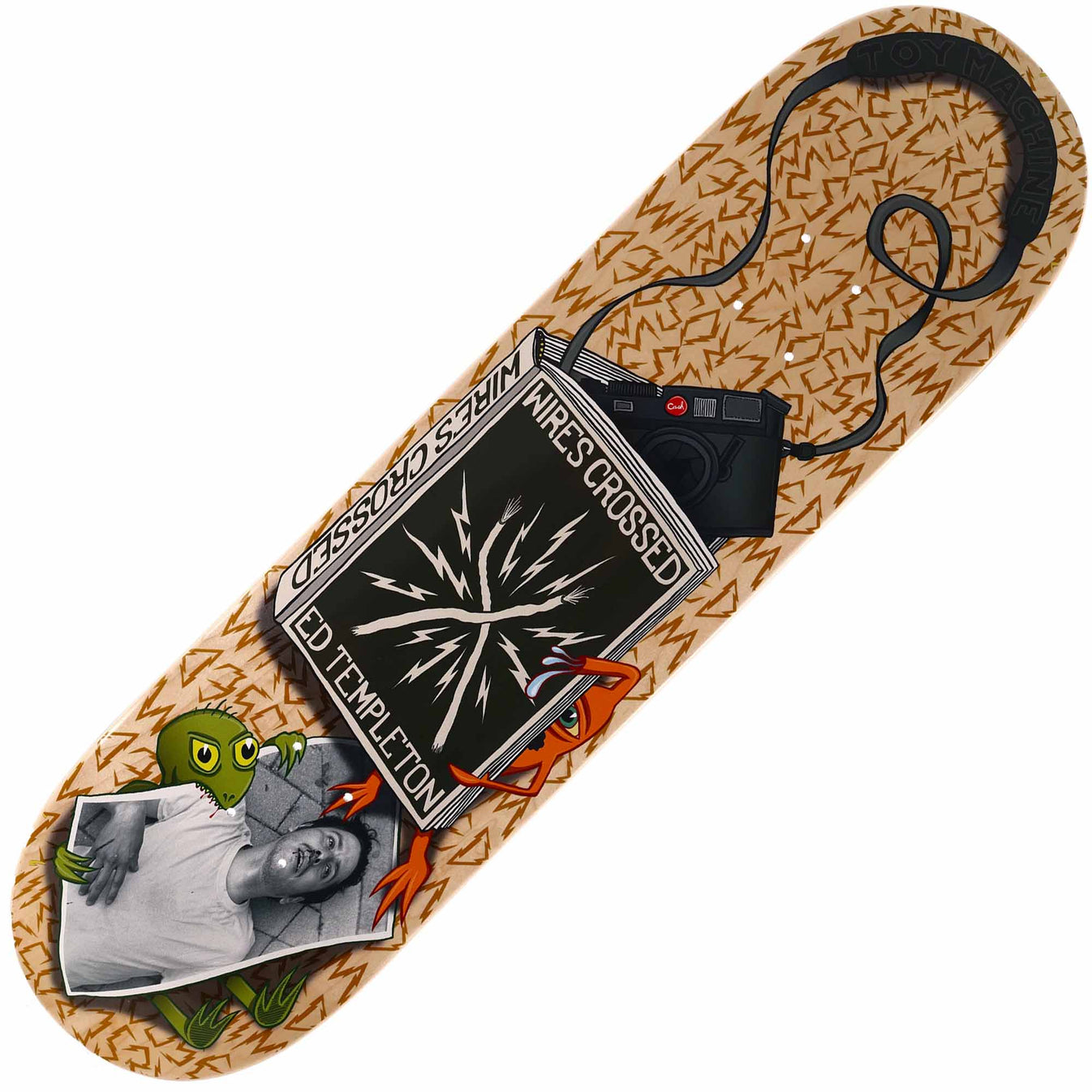Toy Machine Toy Machine Templeton Wires Crossed Deck (8.25") Tiki