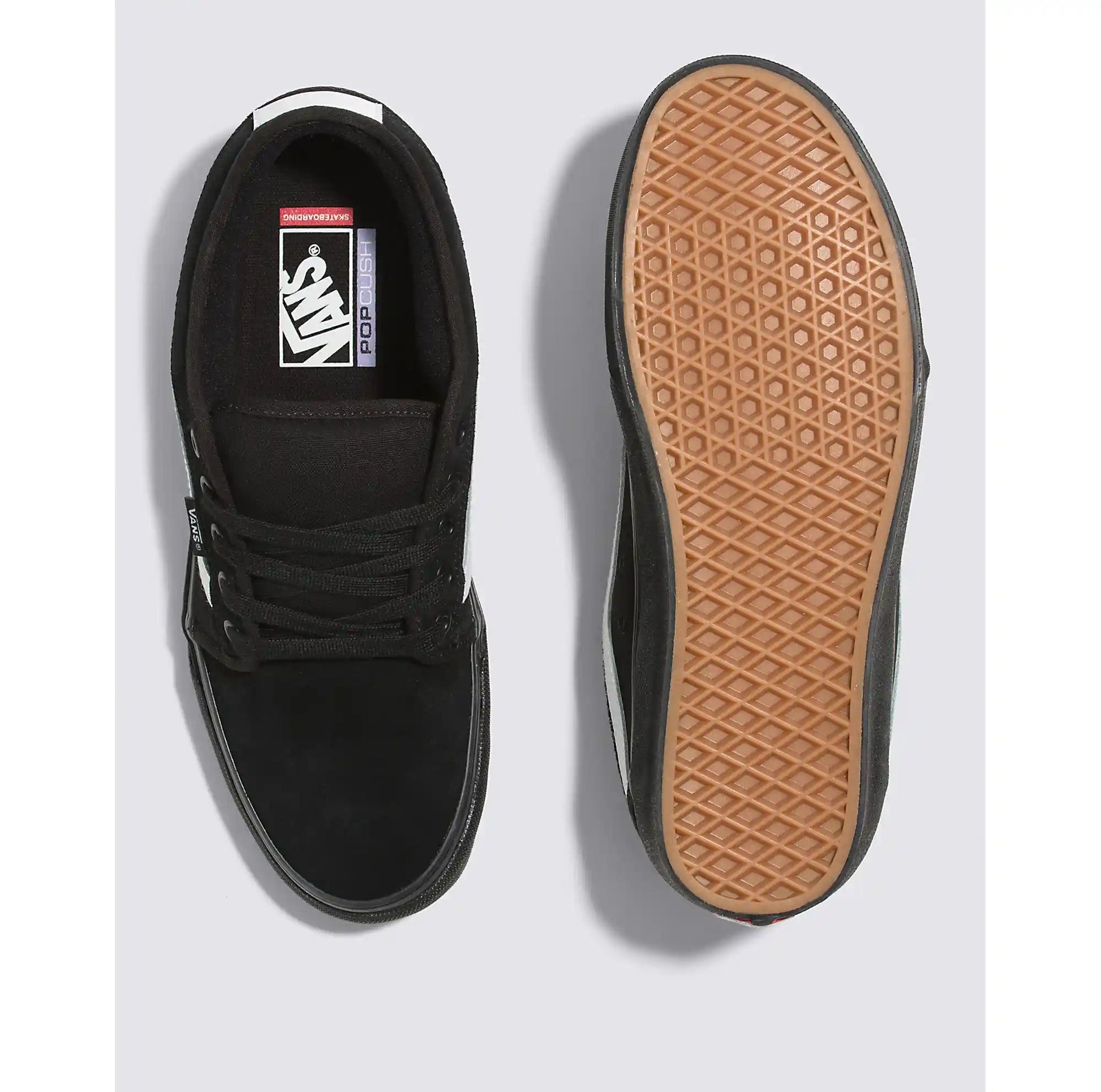 Vans chukka low black leather hot sale