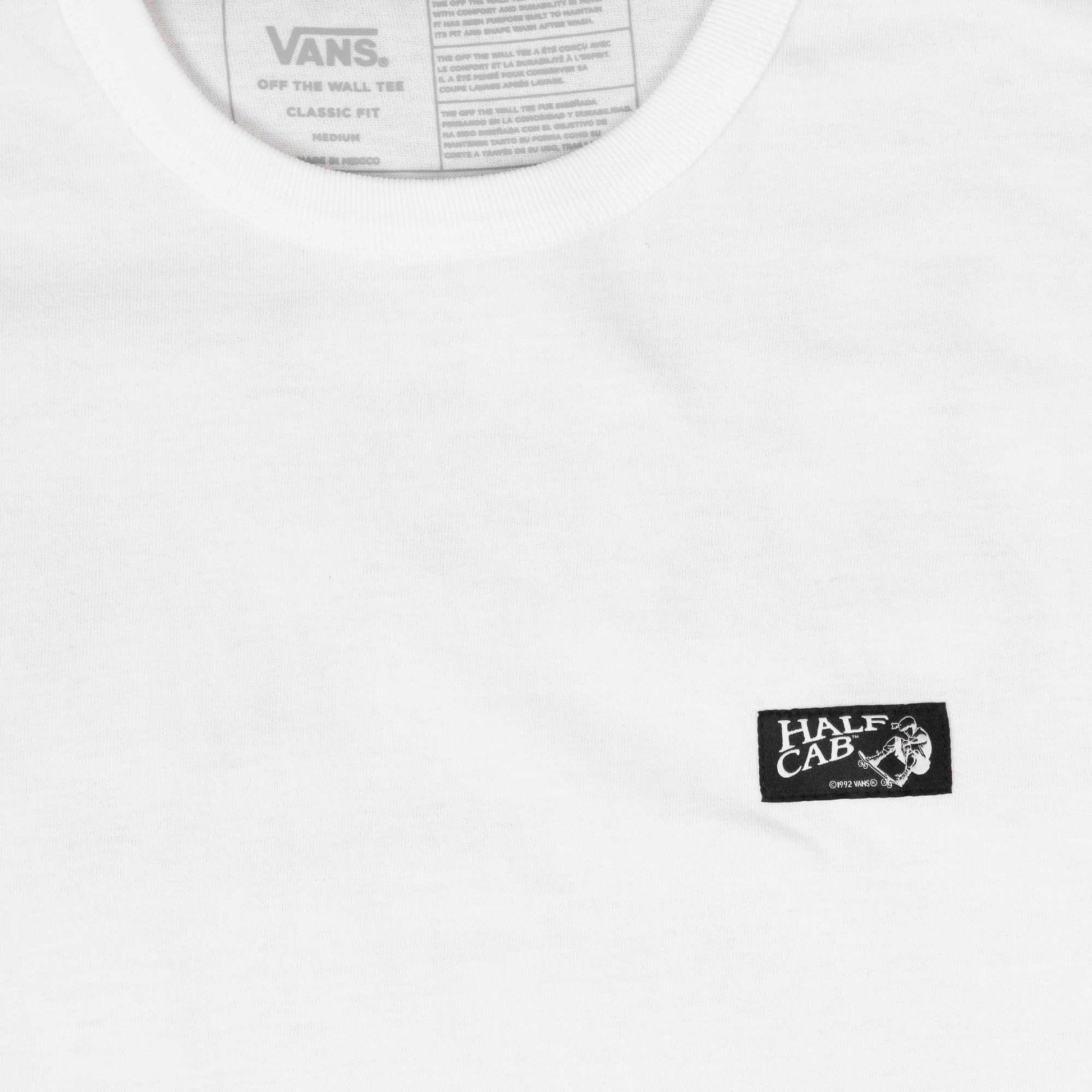 Vans Half Cab 30th Anniversary tee, White - Tiki Room Skateboards - 3