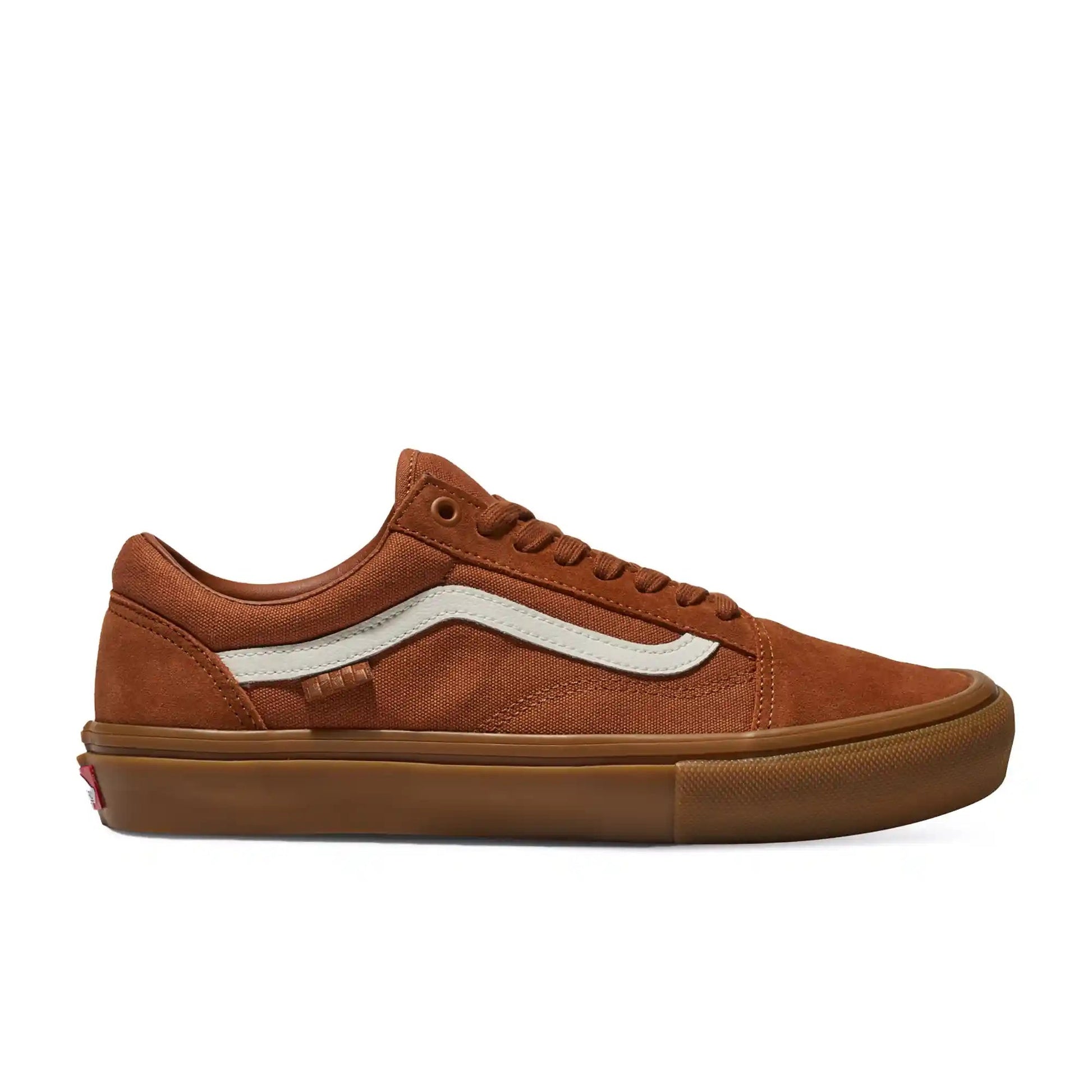 vans tobacco brown old skool Pig Suede Skate Shoes a random doodle drawn by founder Paul Van Doren Vans Skate Old Skool, brown/gum