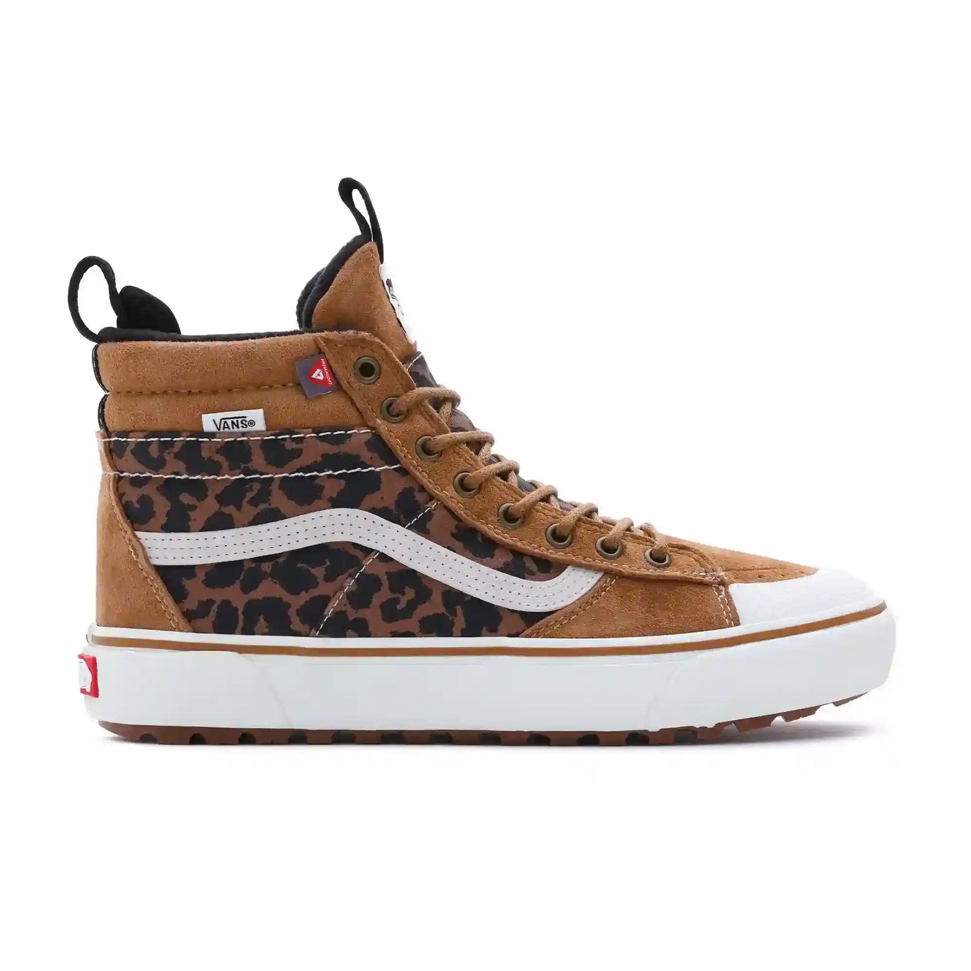 Brown leather shop vans womens