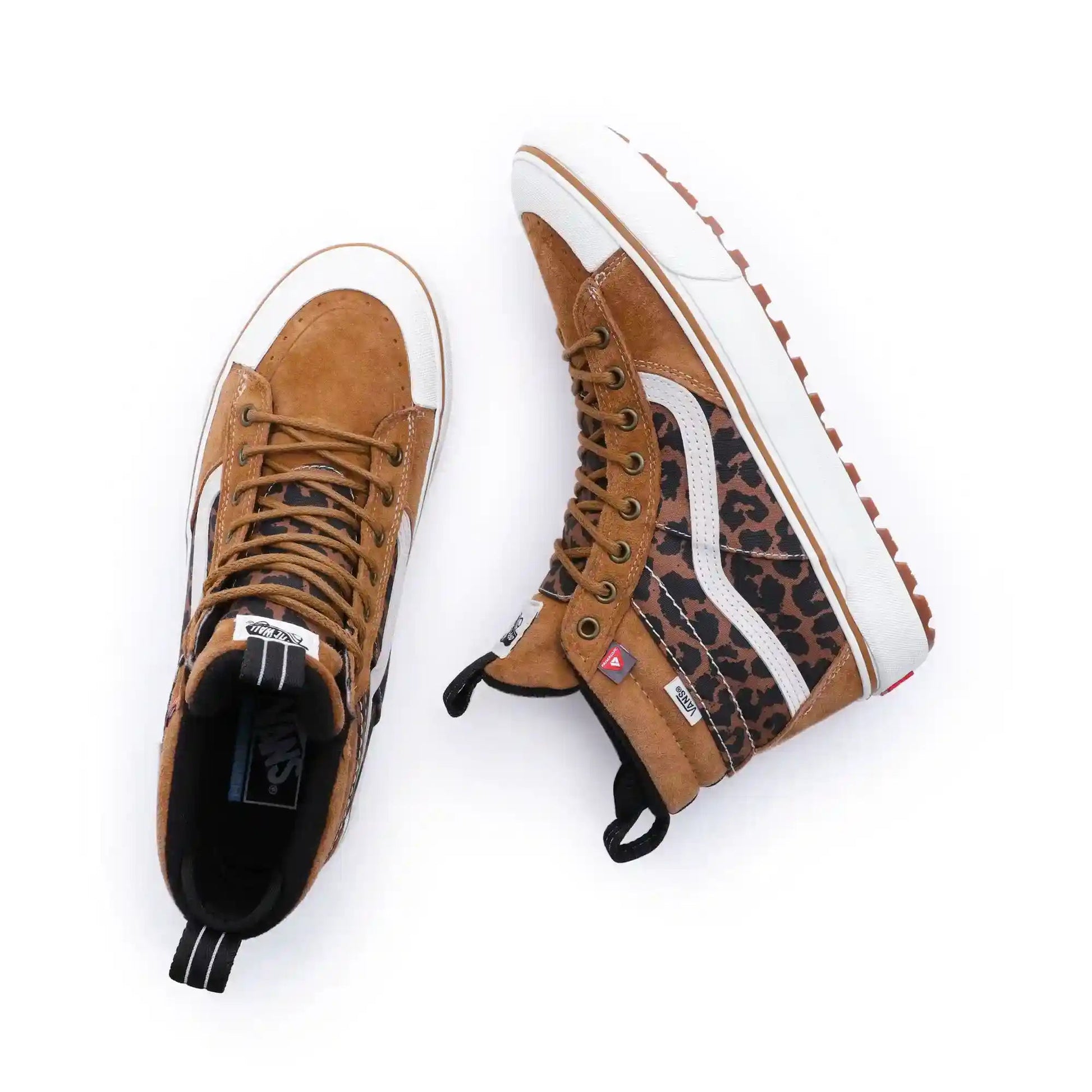 Brown leather vans sales womens