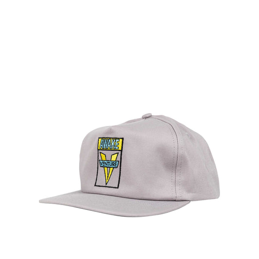 Venture Awake Snapback, silver/blue/yellow - Tiki Room Skateboards - 1