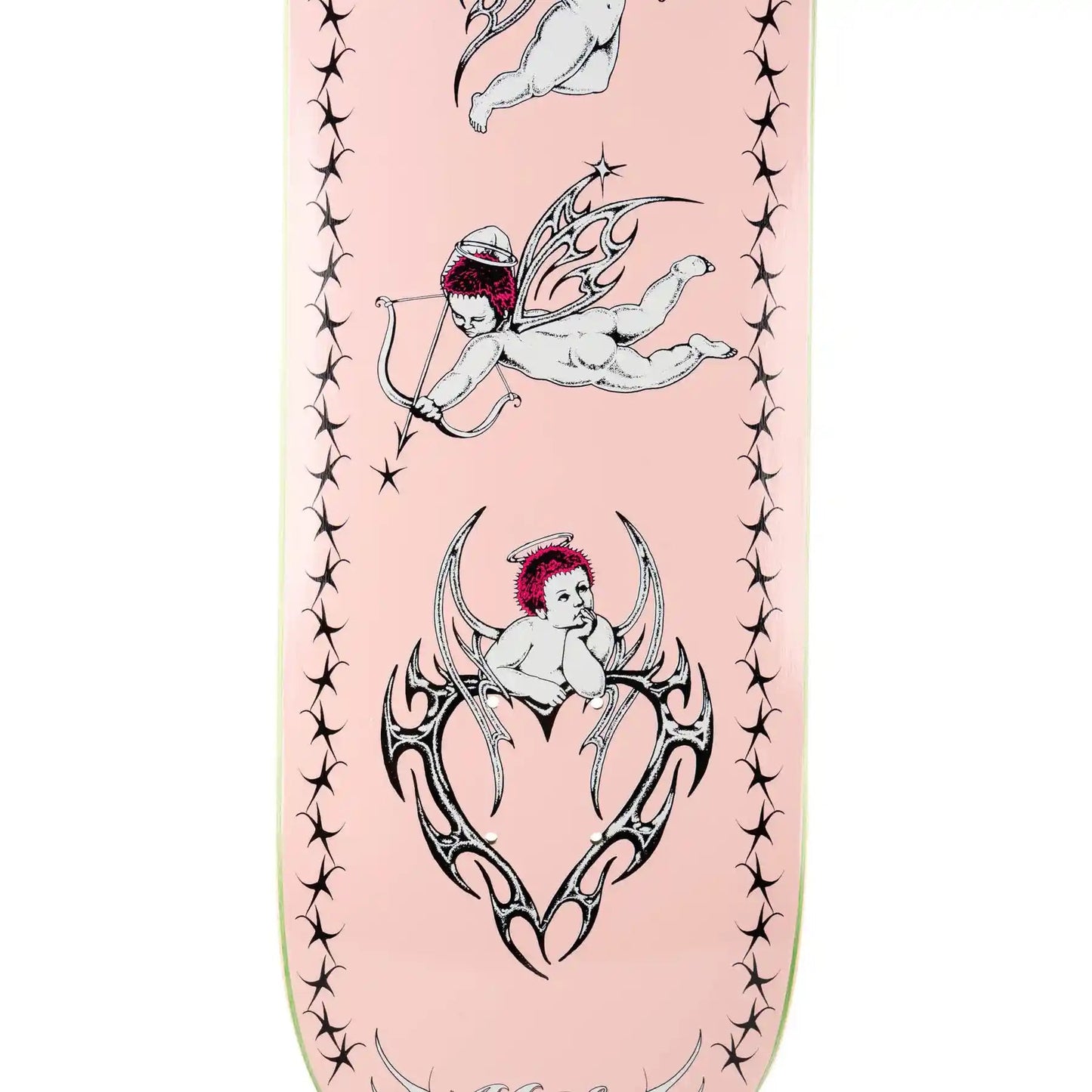 Welcome Cherubs Evan Mock Pro Model Deck (8.38"), light pink - Tiki Room Skateboards - 4