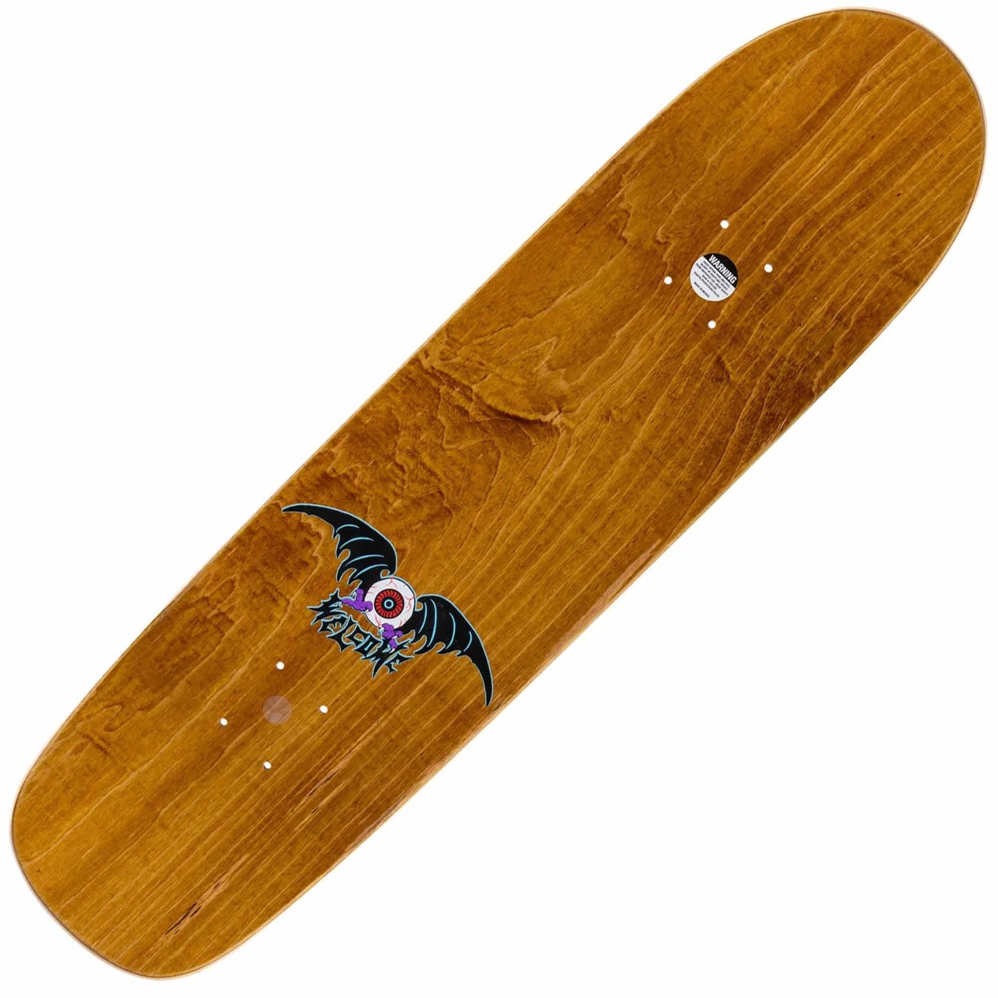 Welcome Infinitely Batty Son Of Planchette Deck, Black/Prism Foil (8.38”) - Tiki Room Skateboards - 3