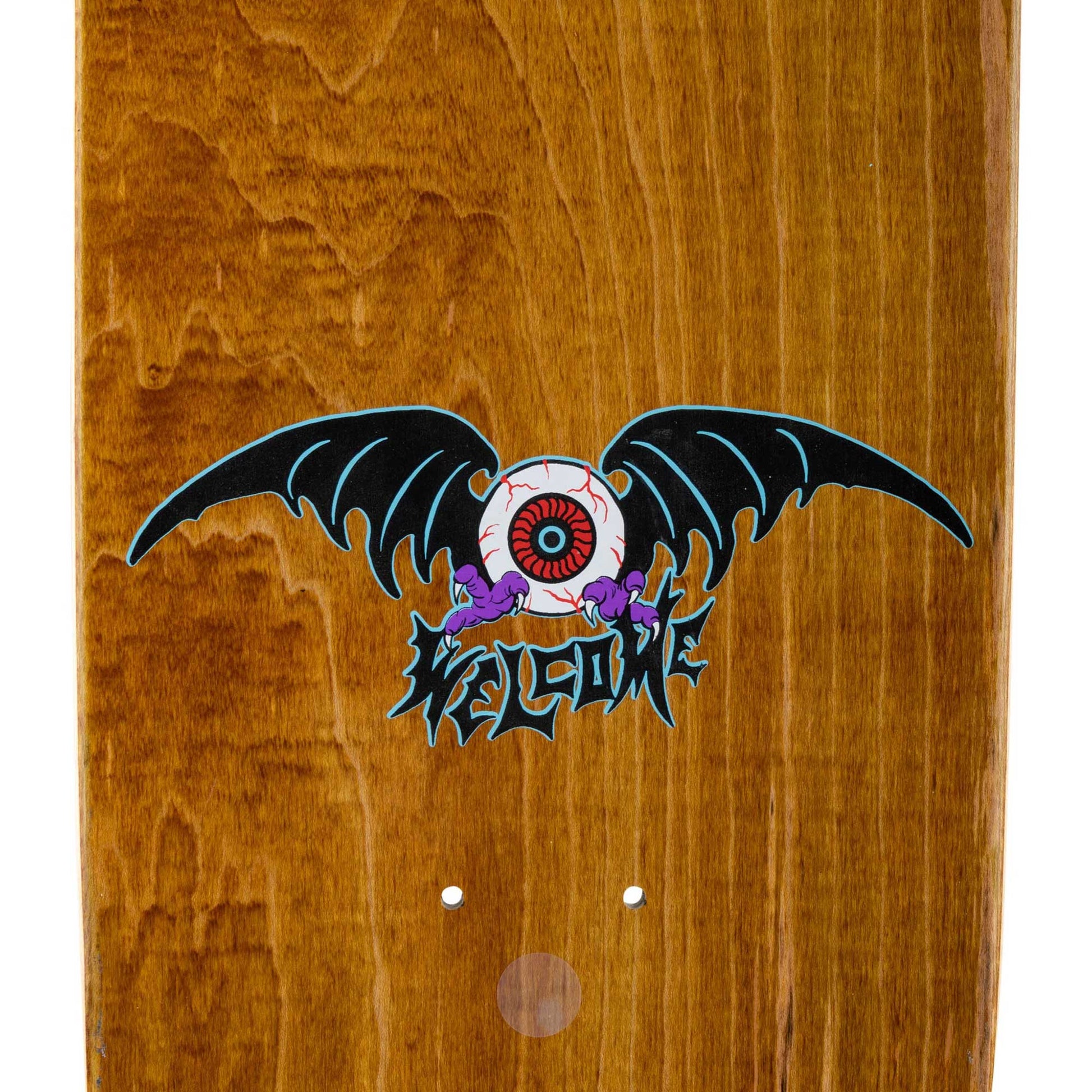 Welcome Infinitely Batty Son Of Planchette Deck, Black/Prism Foil (8.38”) - Tiki Room Skateboards - 6