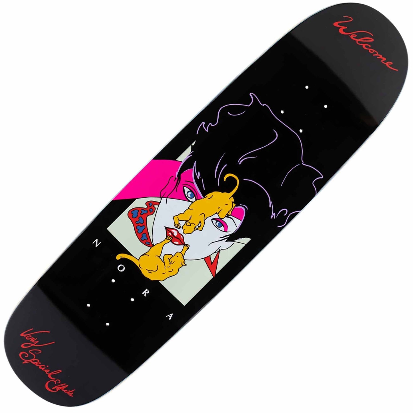 Welcome Nora Special Effects Sphynx Deck (8.8") - Tiki Room Skateboards - 1