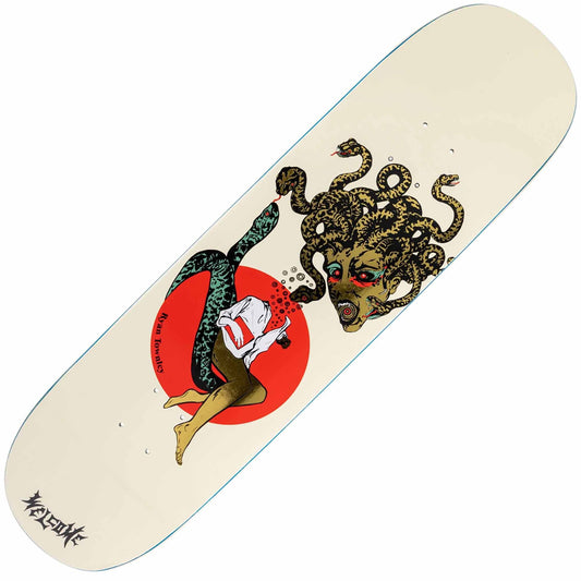 Welcome Ryan Townley Gorgon Deck, Enenra/Bone/Gold Foil (8.5”) - Tiki Room Skateboards - 1